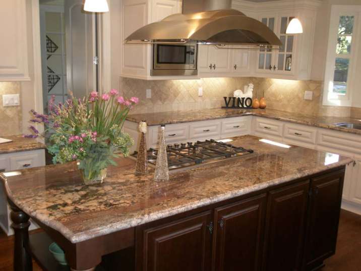 Crema Bordeaux granite color - kitchen countertop and bathroom countertop