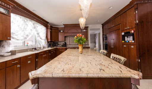 ivory brown granite kitchen countertop