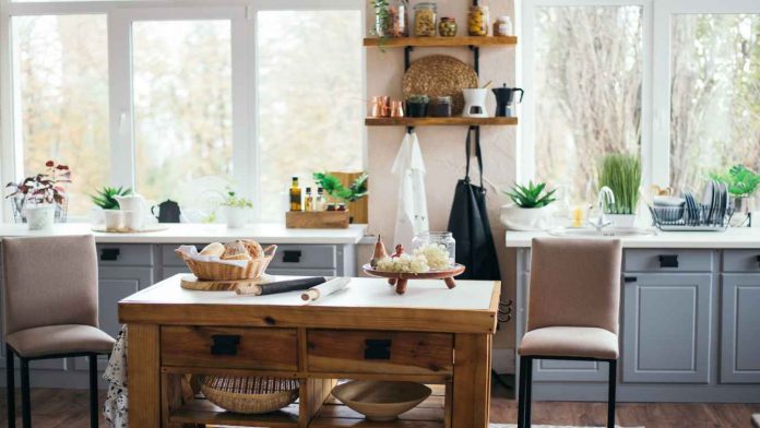 cozy kitchen ambience